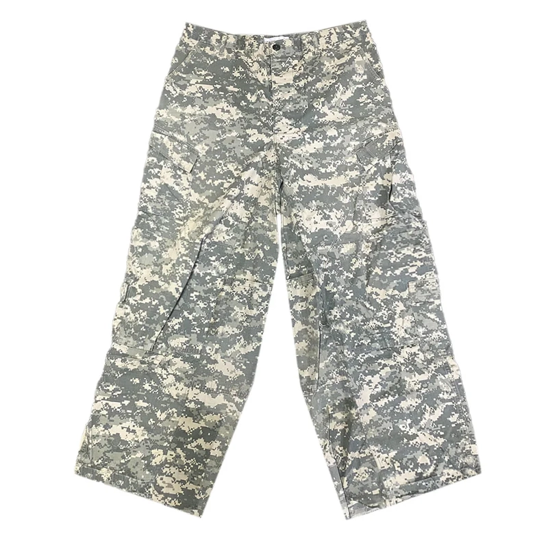 Joshua Jamal Digital Camouflage Wide-Leg Cargo Pants Baggy Silhouette Loose Three-Dimensional Straight-Leg Camouflage Pants