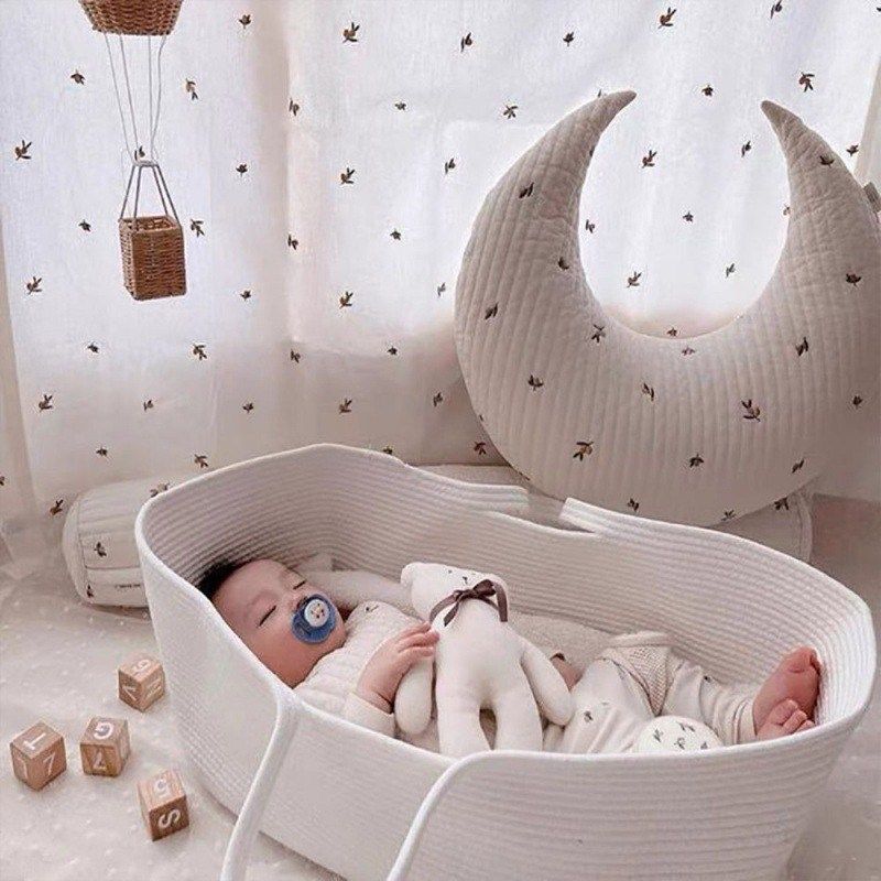 ins Hanba Handbaby Handbasket Newborn Basket Portable Cradle Baby Out Sleeping Basket Handbaby Carpet