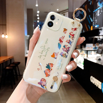 ins anime cute cartoon suitable for Apple xsmax phone case 8plus Blu-ray wristband soft shell se2 creative personality iPhone11 Net red men and women xs xr insurance