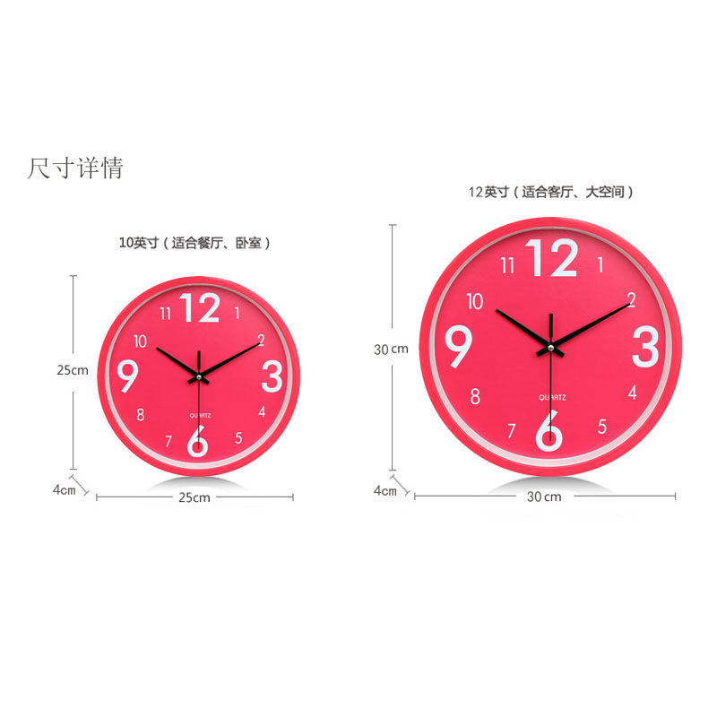 Silent Wall Clock with Sweeping Second Hand Movement for Living Room, Office, Bedroom, Minimalist European Style, Personalized Modern Round Glass Wall Clock