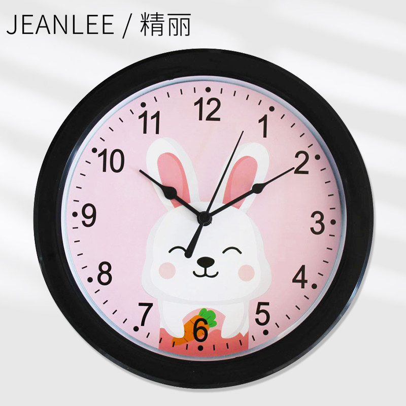 Clocks for Children's Rooms, Tv Background Wall Clocks, Electronic Clocks, Silent Quartz Clocks, Wall-Mounted Clocks, Bedroom Home Use, Modern