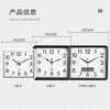 Clocks, Wall Clocks, Living Room Electronic Clocks, Silent Quartz Clocks, Wall-Mounted Clocks, Square Home Bedroom Clocks, Simple Modern Creative