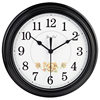 Silent Wall Clock for Living Room, Stylish, Simple, Light Luxury, Pastoral, Round Wall Clock, Bedroom Movement, White Household Wall Clock