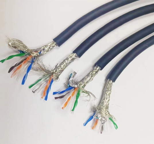Specialized Cat5E High-Flexibility Network Cable for Drag Chains, Stp-Cat5E Industrial Camera Ethernet Cable, Suitable for Movable Installation