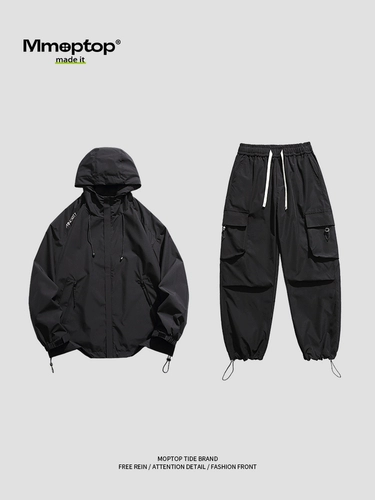 Летняя куртка, мужской комплект, штаны для отдыха