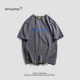 MMOPTOP Летняя футболка с коротким рукавом, в корейском стиле, подходит для подростков, оверсайз
