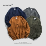 Зимний трикотажный свитер для влюбленных, кардиган, мужская куртка, этнический стиль