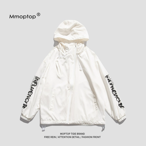 MMOPTOP Мужская тонкая одежда для защиты от солнца, летний лонгслив для влюбленных с капюшоном, куртка, 2022