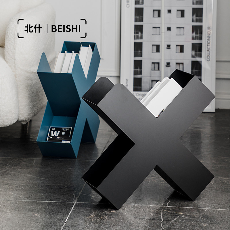 Designer Creative Living Room Mini Bookshelves Net Red Brief sofa Edge Several modern Nordic Contained Storage Magazine Racks