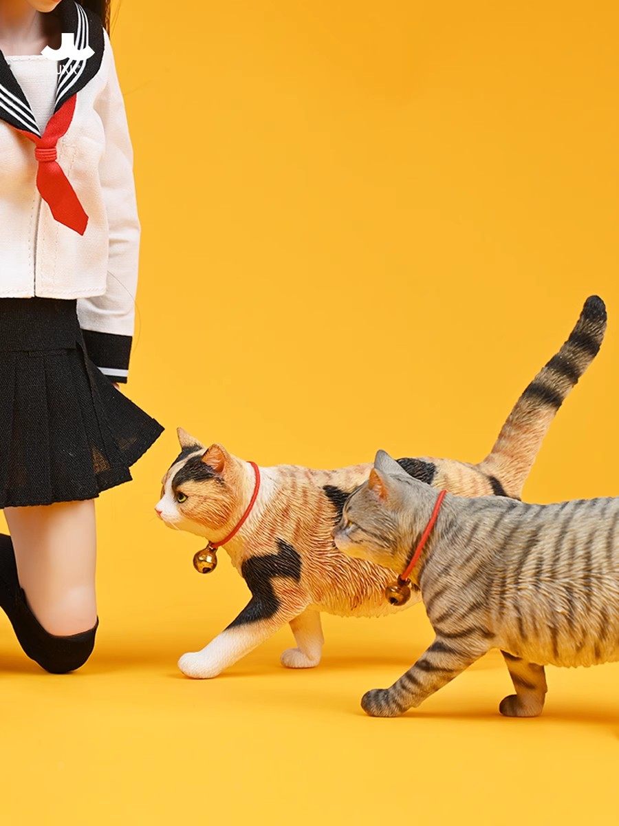 种草分享】null [CN造物] JXK田园猫橘猫狸花三花仿真猫咪周边模型手办