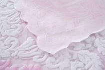 Sofa seat cushion backrest lace scarf triangle round machine solid color flower sofa cushion European style hand towel peony armrest