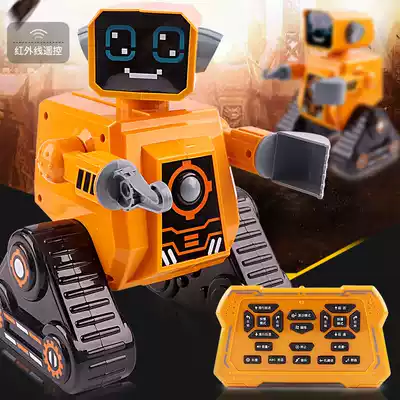 Children's intelligent robot programmable wireless remote control engineering robot model toy early education story