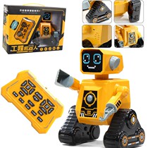 Childrens intelligent robot Programmable wireless remote control engineering robot model toy early education story