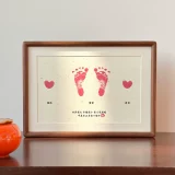 Памятные детские отпечатки рук и ног, чернильная подушечка, фоторамка