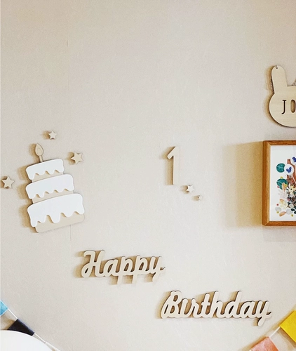 Ins mori wooden с днем ​​дня рождения здание