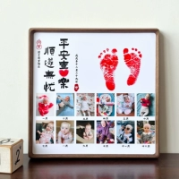 Стиль 2 дюйма, североамериканский черный орех [гладкий и простой] В комплект входят три комплекта фотографий.