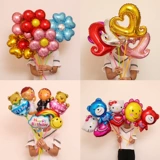 Мультяшный надувной воздушный шар, детское вечернее платье, подарок на день рождения, 10 шт