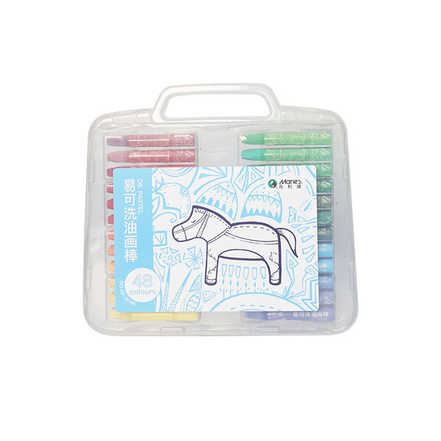 Marley Brand Easy-To-Wash Oil Pastels, Safe and Non-Toxic for Children, Heavy Color Oil Pastels for Elementary School Students, DIY Painting, 12 Colors, 24 Colors, 36 Colors, Baby Painting, Kindergarten Crayons, Colored Art Special