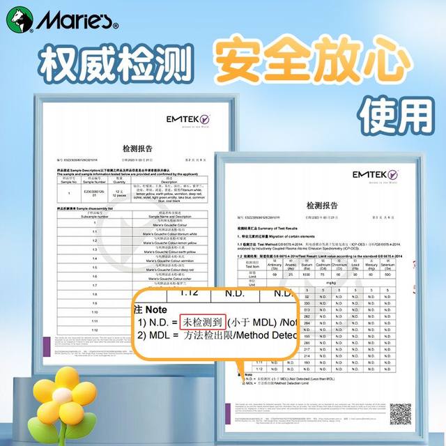 Marley Brand 24/36 Color Watercolor Paint Complete Set for Beginners, Children, Primary and Secondary School Students, Kindergarten, with Carrying Bag, Drawing Paper, Pens, Tools, Washable, Safe, Non-Toxic, Professional Use for Art Students, Tube Type