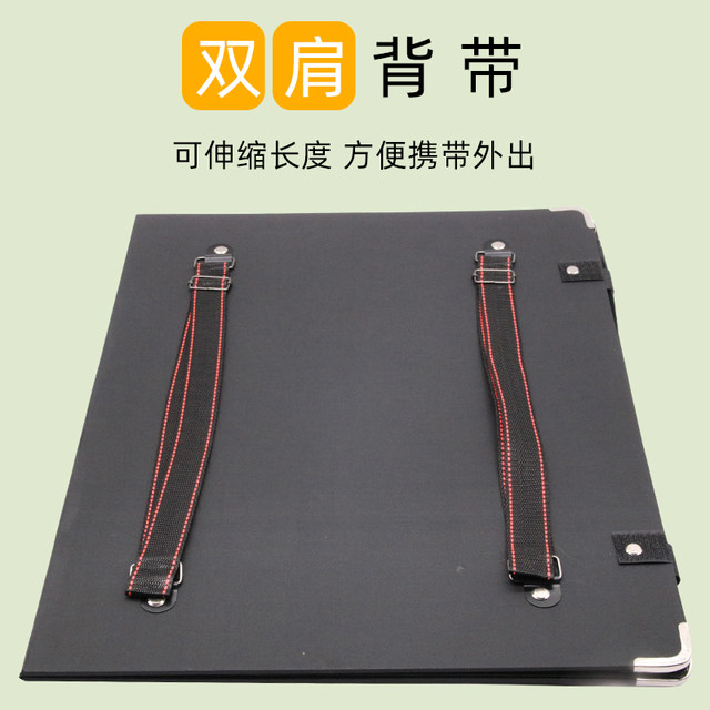 Mali 4K8K Drawing Board with Clip, Children's Foldable Sketching Board, Sketching Set, Portable Backpackable Easel, Drawing Board Clip, Student Art Student Beginner Outdoor Storage Drawing Bag