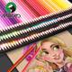 Mali Brand 72-Color Oil-Based Colored Pencils, 48-Color 120 Water-Soluble Colored Pencils, Colored Pencils for Hand-Drawing, Professional Student Water-Soluble Drawing Pens Set, Beginner Drawing Art Student Special Drawing Gift Box