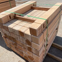 Outdoor pineapple lattice anticorrosive wood solid wood floor courtyard park plank road terrace outdoor plate garden landscape railing