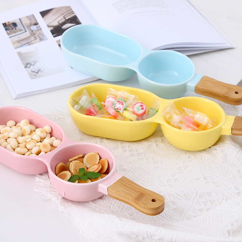 Fruit tray Living room Tea Table Home Modern Creativity Cute Days-Style Inwind Mesh Red Sugar Fruit Snack Pan Dried Fruit Pan