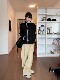 New Style Hot Girl Style Black Fur Stand-Up Collar Woolen Outwear for Women in Autumn and Winter, High-End Loose Short Jacket Top