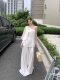 Beautiful Goddess-Like Textured Design Off-Shoulder Sleeveless Top with a High-End Feel, Loose and Slimming Wide-Leg Pants Early Autumn Set for Women