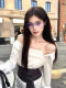 High-End One-Shoulder Long-Sleeved Shirt, White Dress for Women, Designer Niche, Waist-Cinching Tie-Up Short Skirt for Autumn