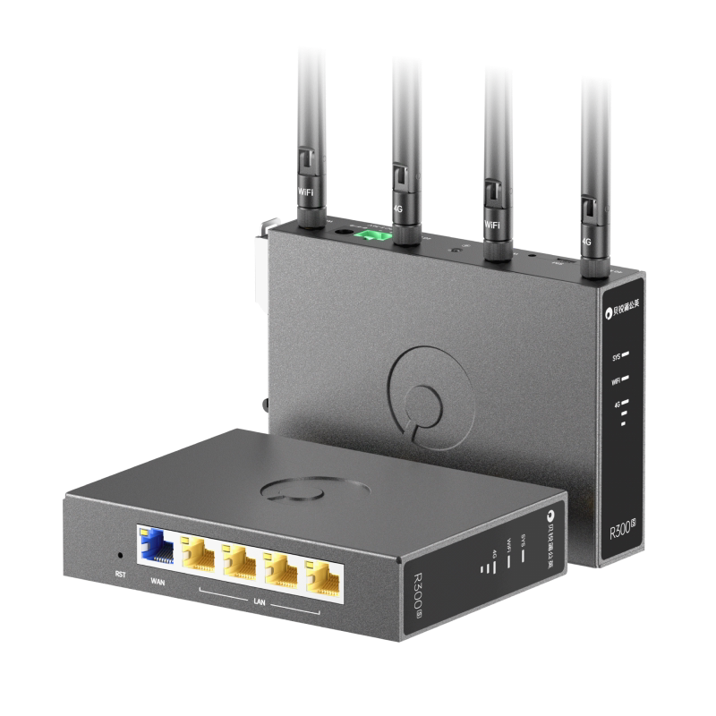 Canare R300s 蒲公英4G工業無線路由器R300S多網路接口導軌式全網通可插卡WIFI遠程PLC異地局域網4G轉有線農村cpe熱點內網穿透
