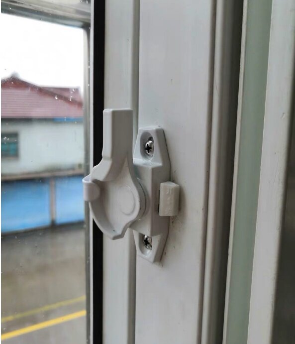 Plastic Steel Door Window Crescent Lock Ramen Windows Lock Accessories Moving Door Hook Lock Plastic Steel Window Lock Aluminum Alloy Lock