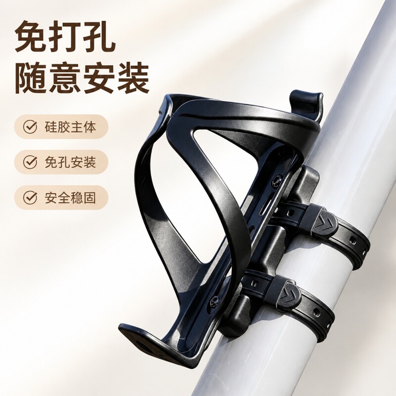 Universal No-Drill Kids' Mountain Bike Road Bike Water Bottle Holder Quick-Release Universal Cycling Cup Holder Universal No-Drill Kids' Mountain Bike Road Bike Water Bottle Holder Quick-Release Universal Cycling Cup Holder