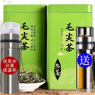 2021 New Tea Tea Maojian Green Tea Mao Feng Mingxen Special Sprout Sprout Canned 500g