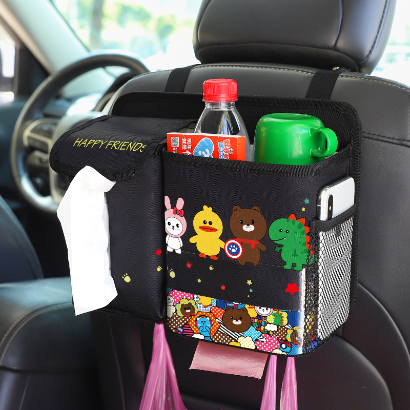 Rear-mounted vehicle Foldable Waterproof Garbage Bag In-car Supplies Big-all in Car-in-Car Bin Cars