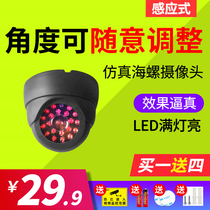 Fake camera Outdoor with lights Fake monitor simulation camera model Home infrared induction flash light toy