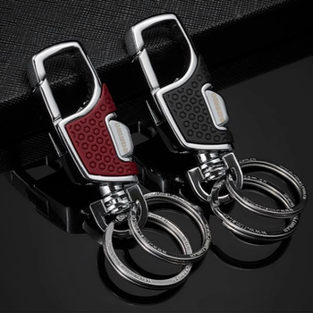 Car Keychain for Men, Waist-Hanging Key Ring, Creative Simple Metal Anti-Loss Key Hook, Durable Motorcycle Keychain