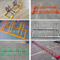 Outdoor bicycle parking rack Card type electric vehicle parking rack Spiral battery car motorcycle placement rack