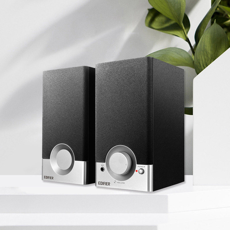 EDIFIER rambler R18T desktop computer desktop multimedia audio all wood 20 notebook can plug in headphones volume adjustment active subwoofer home wired small speaker