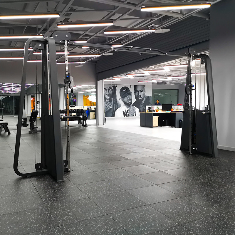 Shockproof and soundproof rubber floor mats Gym floor mats Shock absorbers Household strength area Sports floor mats Large area