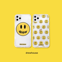 drew smiling face applies Apple 11pro mobile phone shell iphone12 tide card xr transparent 8p anti-fall xsmax lovers