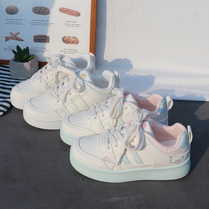 2025 Autumn/Winter New Versatile White Sneakers for Women with Fleece Lining for Warmth ins Trendy Student Casual Sports German Training Shoes