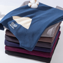 Non-trace patch warm vest men double-sided plus thick de Velvet self-heating base shirt vest autumn and winter