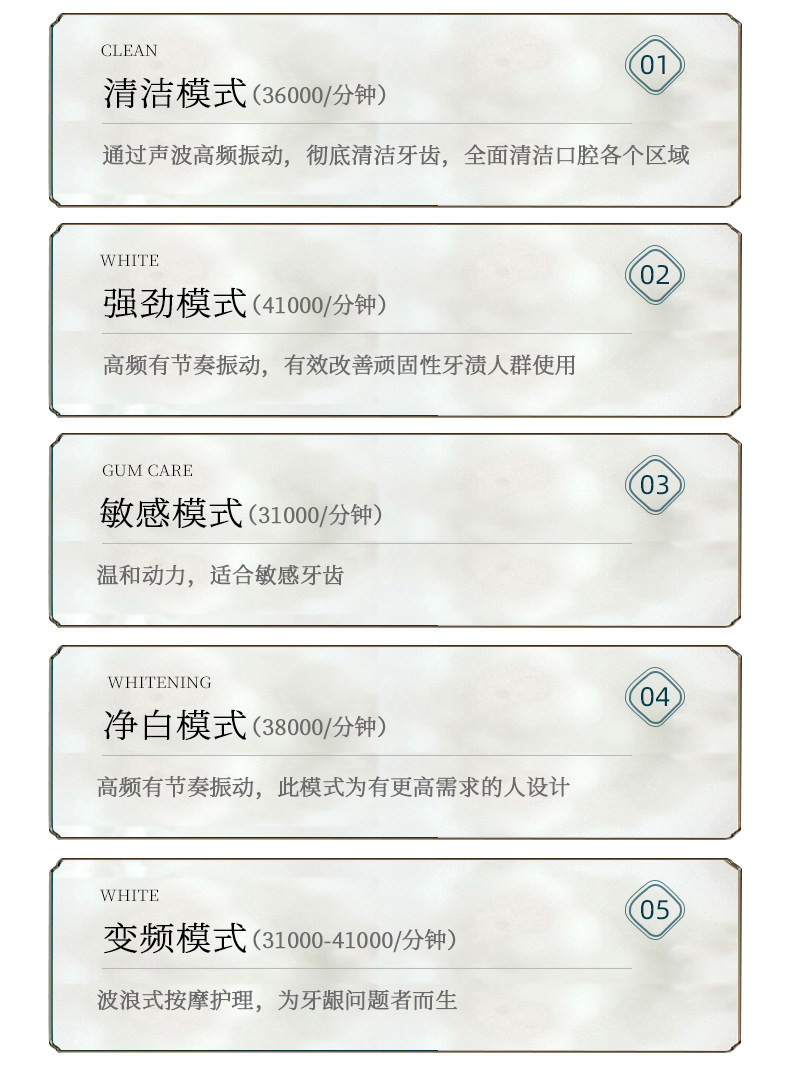 Konka/康佳 声波电动牙刷 美国杜邦刷头 图5
