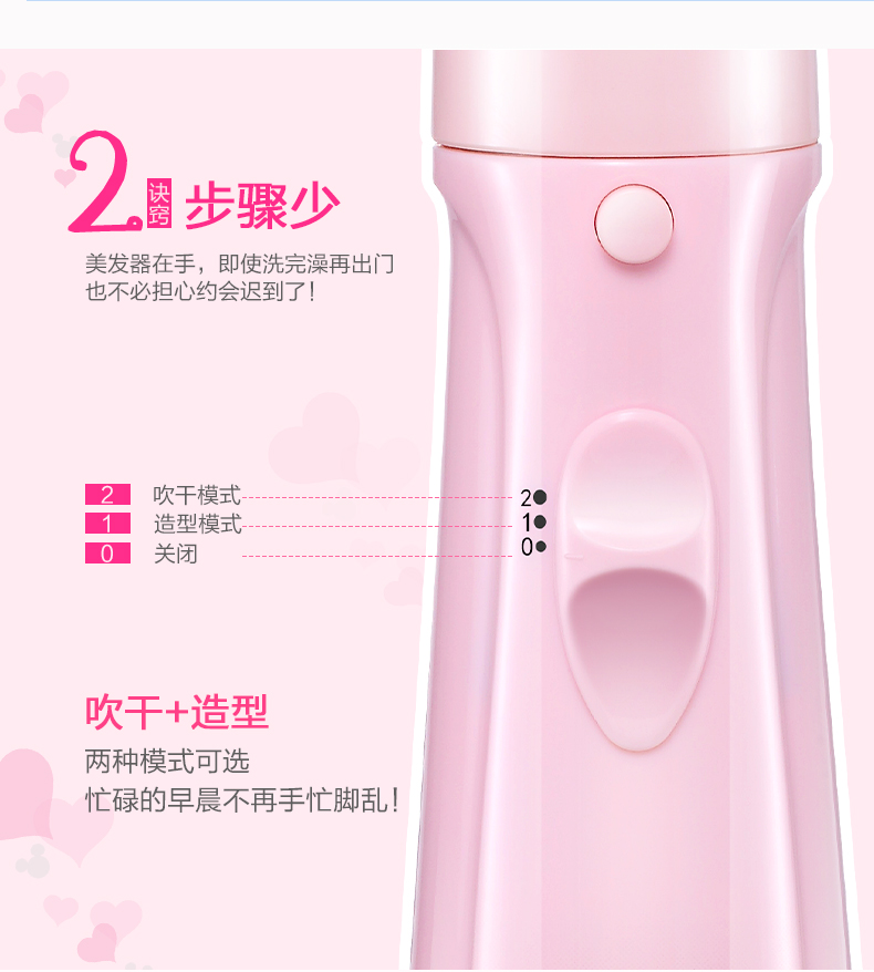 松下 KA23 整发梳 干发/直发/内卷/大卷4合1 图7