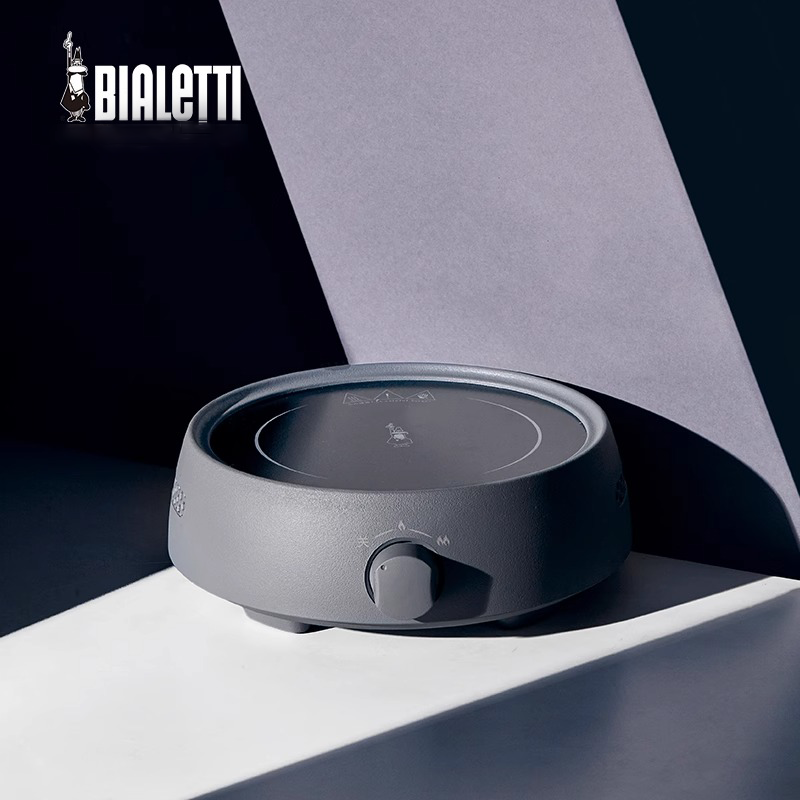 Bialetti Classic Electric Ceramic Stove for Home Use, Moka Pot for Making Coffee and Tea, Health Stove