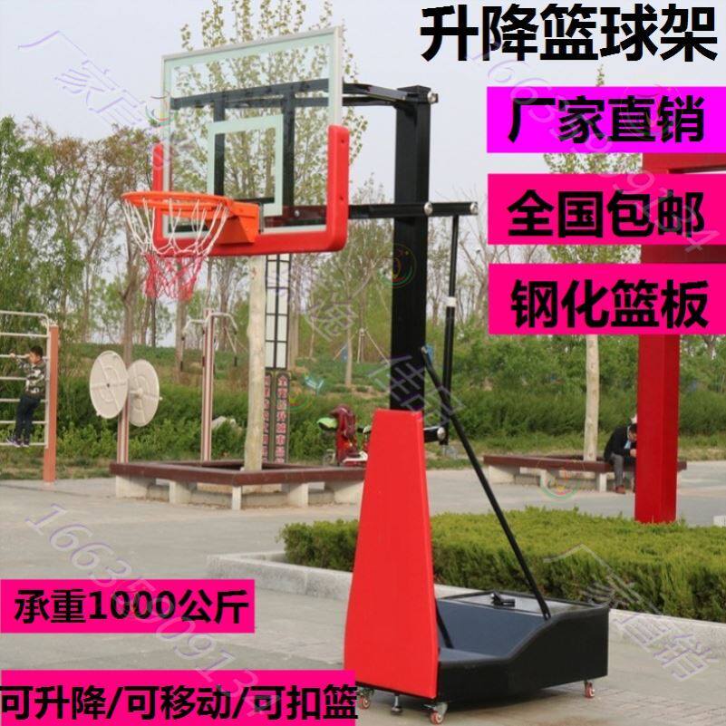 Small Tricolour Basket Ball Rack Lifting mobile basket Ball holder Solo Arm Professional Club Elementary School Kids Outdoor Rebounds box