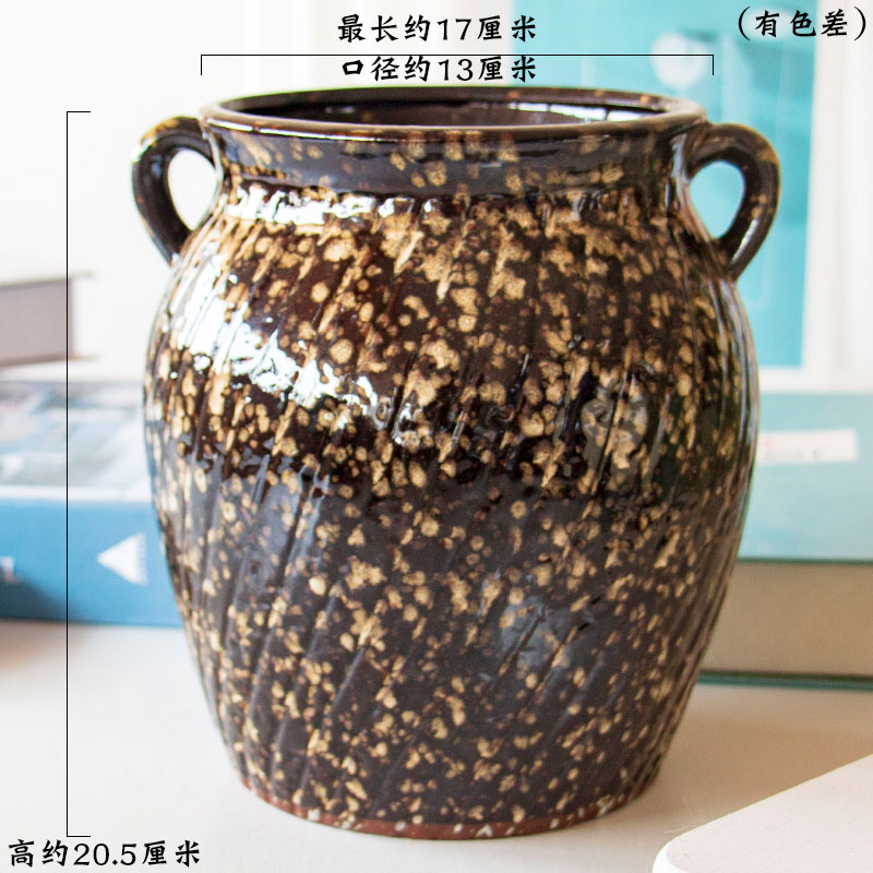 More coarse pottery flowerpot breathable element More meat plant purple orchid ceramic pottery flowerpot extra large wholesale