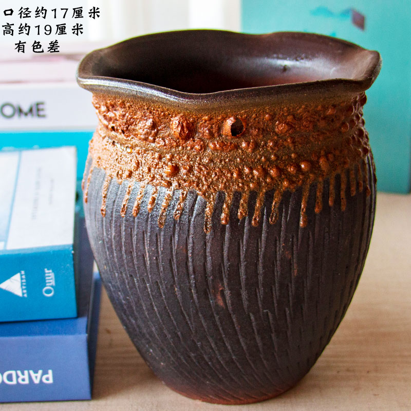 More meat flowerpot More than coarse pottery rose violet arenaceous money plant orchid the plants ceramic mage old running heavy pot POTS
