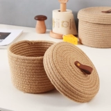 Японская плетеная настольная коробка для хранения, система хранения, ткань, корзина для хранения